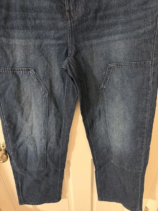 NWT Time and Tru High-Rise Straight Jeans with Carpenter Details Size 10 - Picture 7 of 8